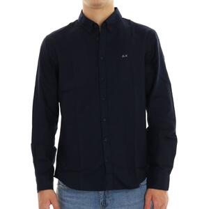 CAMICIA BOTTON DOWN SUN68 BLU
